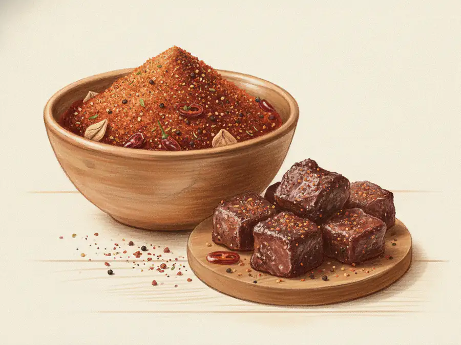 Paula Deen's TX Rub — illustration