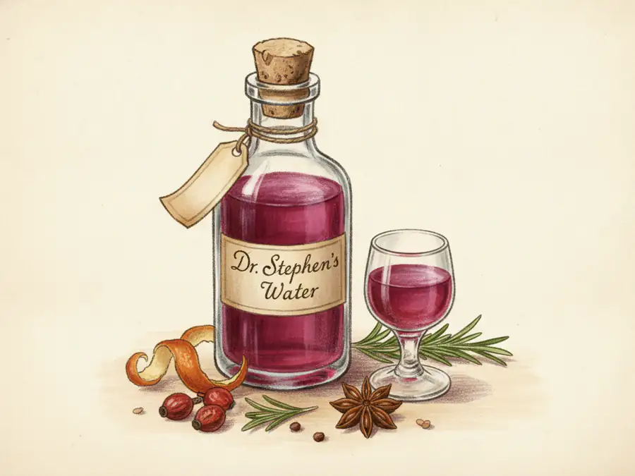 Dr. Stephen's Water Is Made Thus — illustration