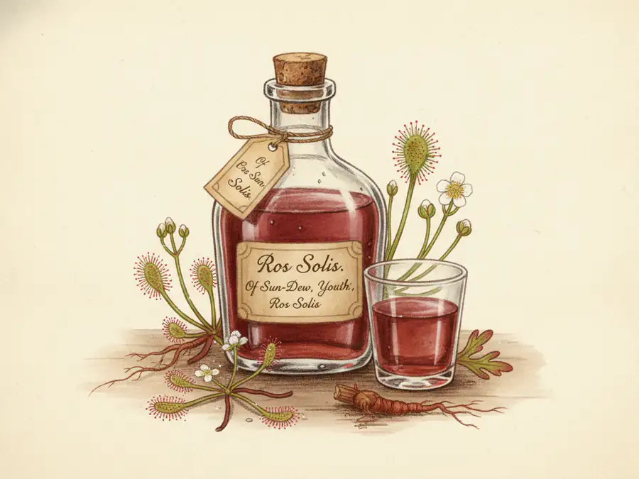 Ros Solis. Of Sun-Dew, Youth woort, Ros Solis. — illustration