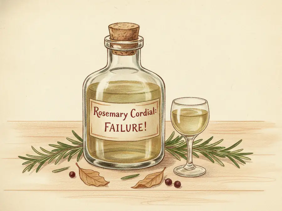 Rosemary Cordial: FAILURE! — illustration