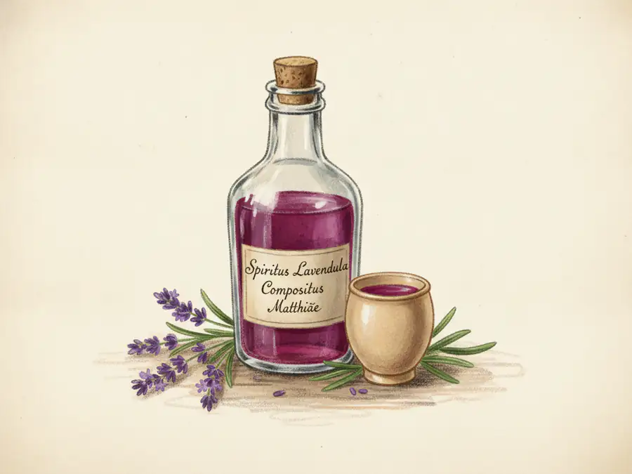 Spiritus Lavendula Compositus Matthiæ — illustration