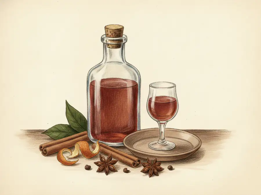 To Make Cinnamon Water — illustration