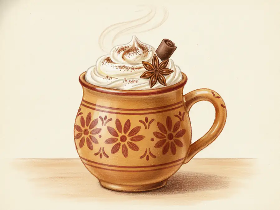 Viennese Hot Chocolate — illustration